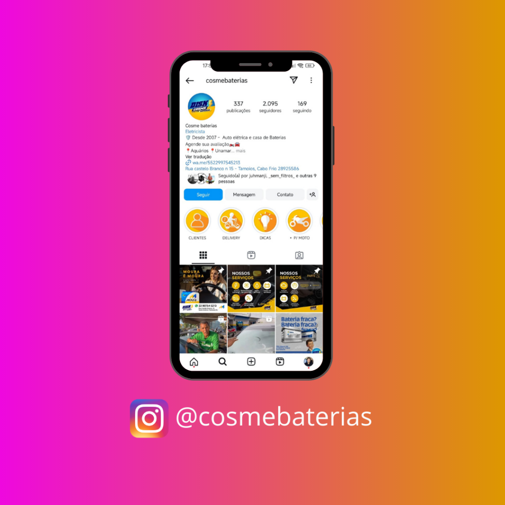 Instagram Cosme Baterias